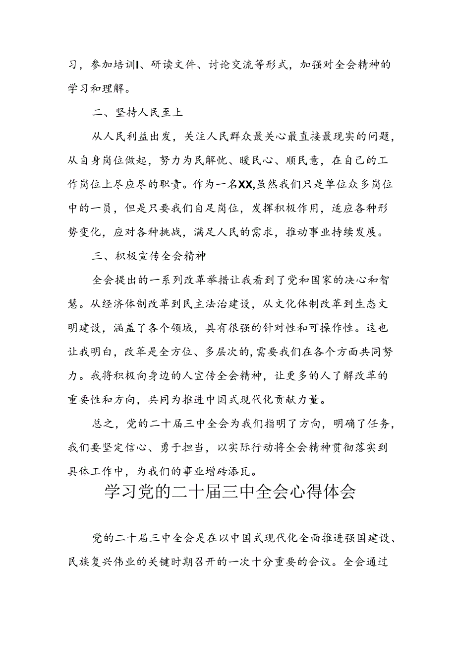 学习2024年学习党的二十三中全会个人心得感悟 （6份）60(1).docx_第3页