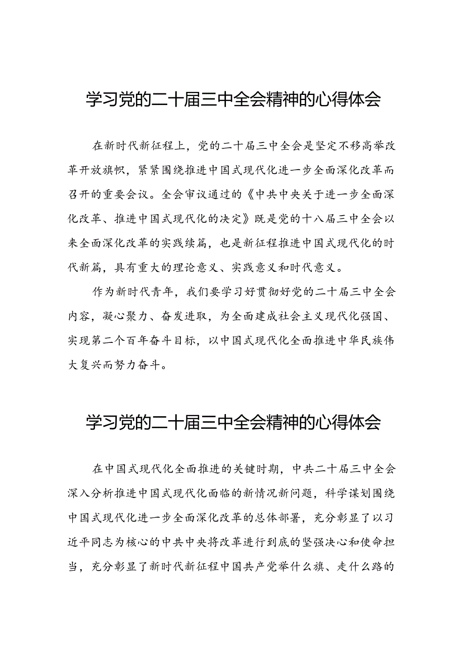 2024年二十三中全会精神学习体会感悟三十篇.docx_第1页