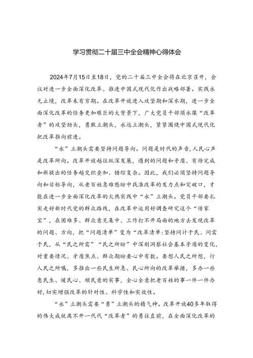 二十三中全会专题研讨材料12篇.docx