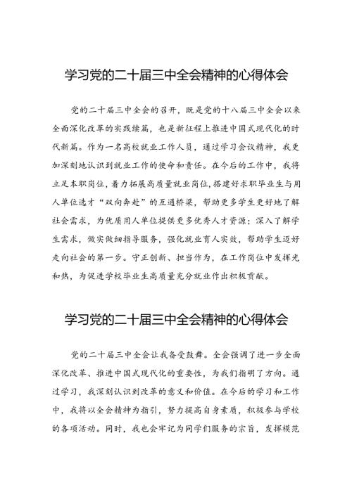 关于二十三中全会精神的学习心得体会汇编.docx