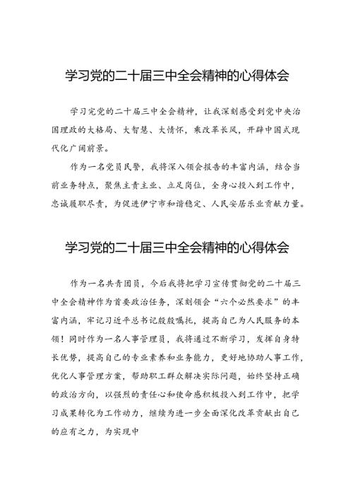 2024年深入学习贯彻党的二十三中全会精神的心得感悟42篇.docx