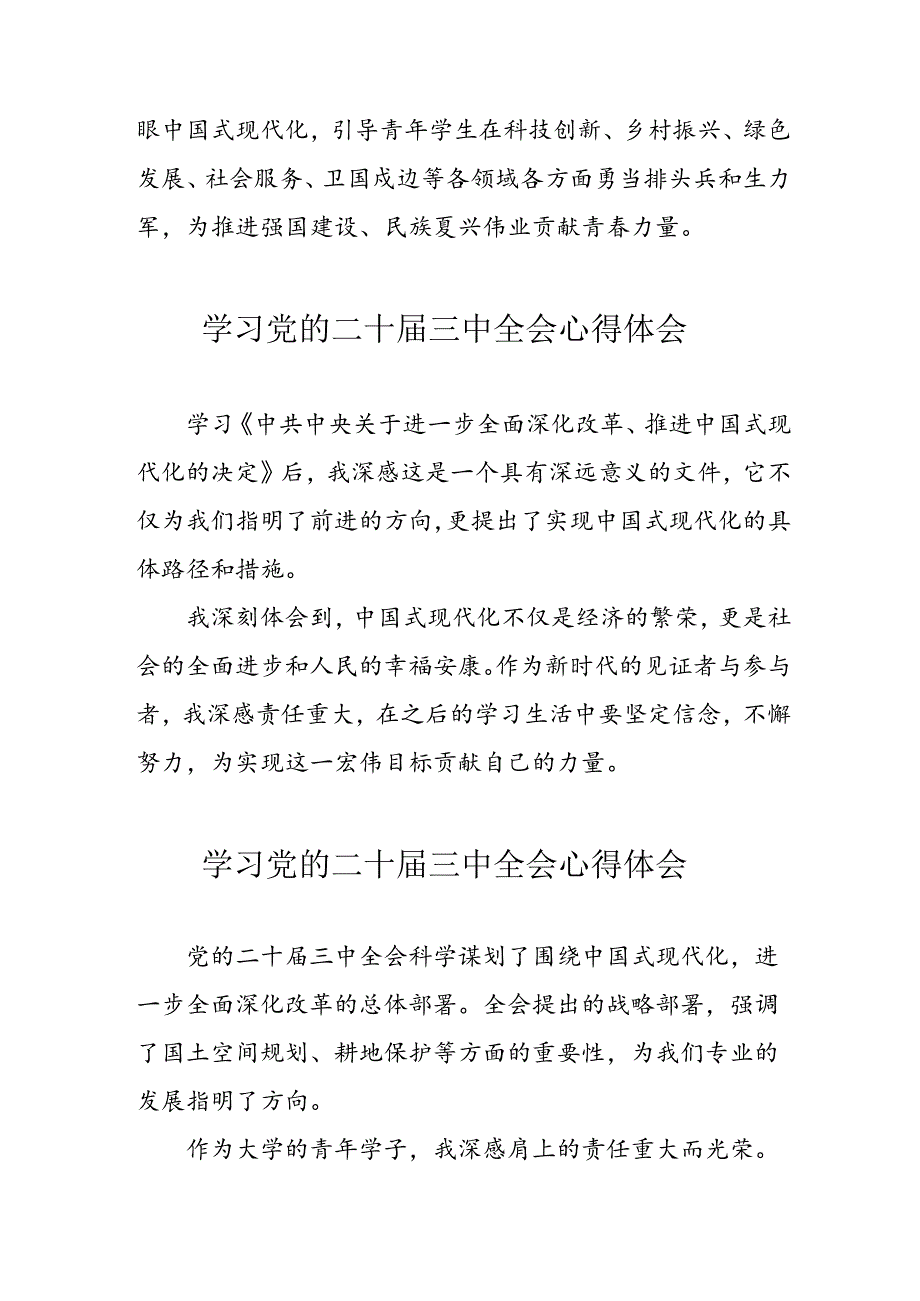 2024年学习党的二十三中全会心得体会 （汇编10份）.docx_第2页