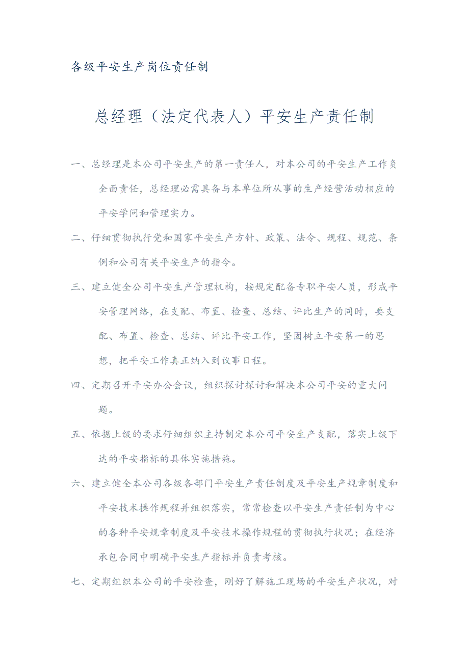 各级各部门安全生产责任制[1](精).docx_第3页