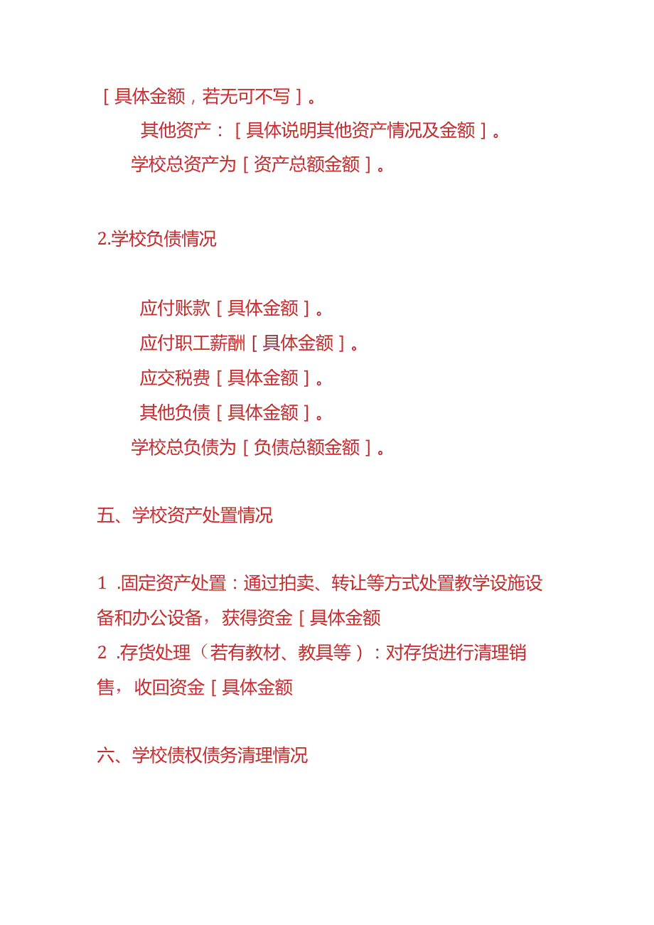做账实操学校注销清算报告模板.docx_第3页