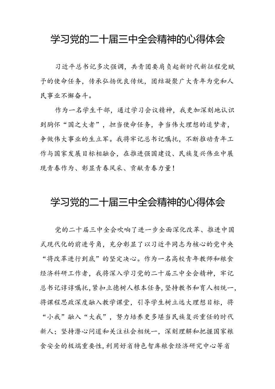 关于二十三中全会精神的心得体会汇编.docx_第3页