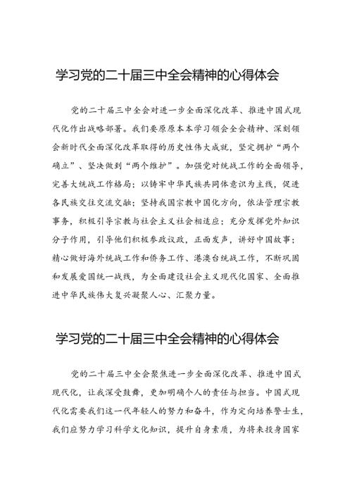 关于二十三中全会精神的心得体会最新版39篇.docx