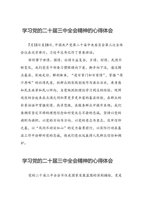 学习贯彻二十三中全会精神的心得体会发言稿28篇.docx
