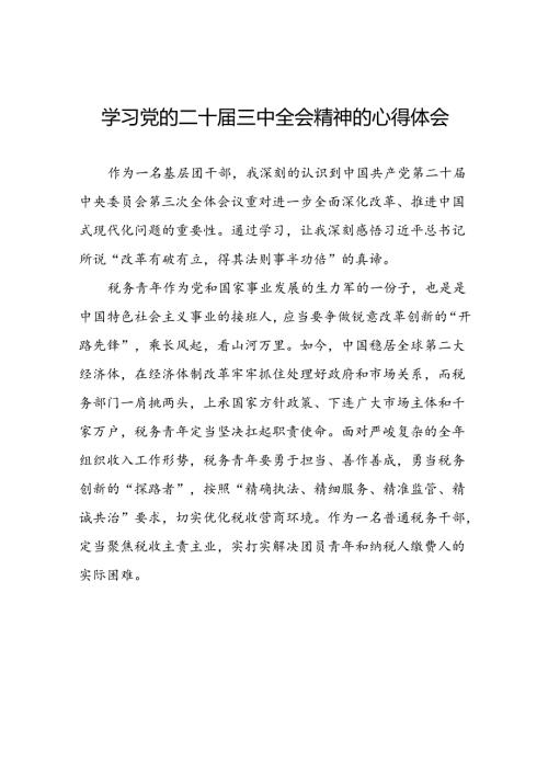 关于二十三中全会精神的学习心得体会最新版.docx