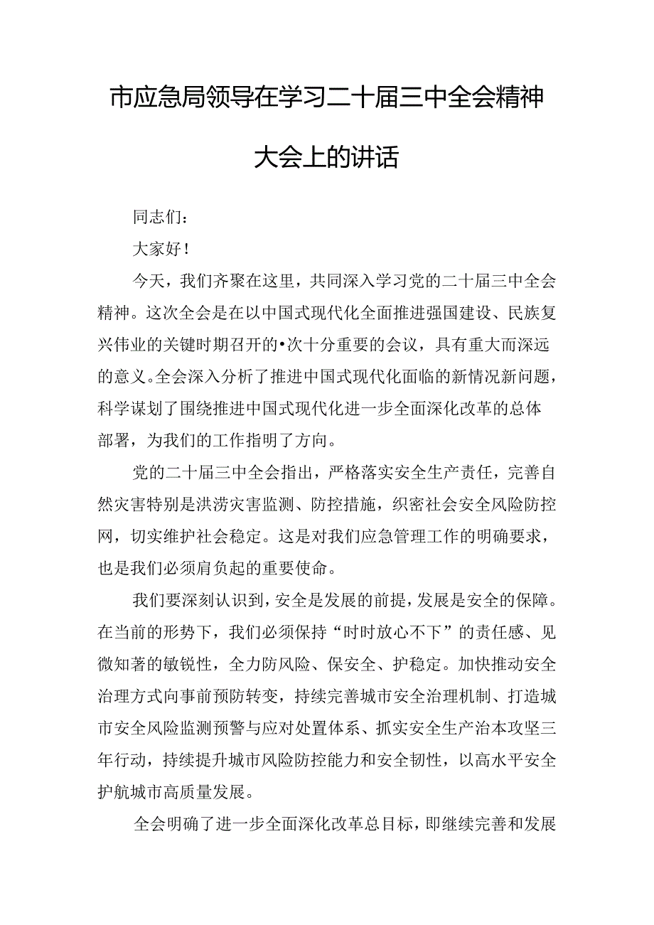 2024年关于开展传达二十三中全会精神研讨会讲话材料.docx_第2页