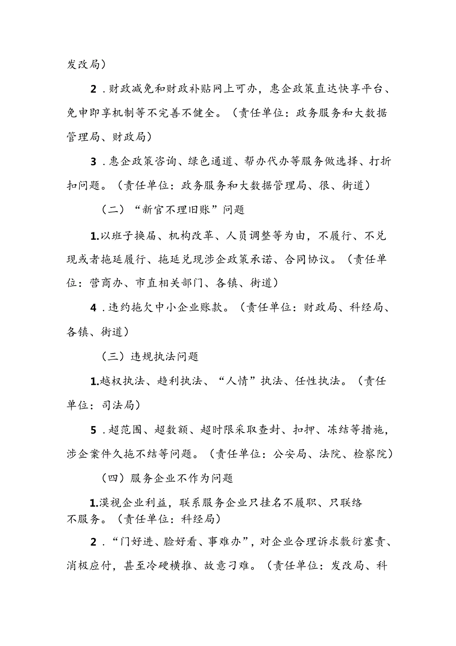 市优化营商环境不担当不作为突出问题专项整治行动方案二篇.docx_第2页