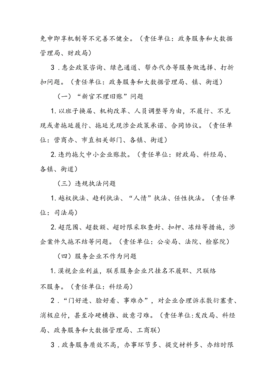 市优化营商环境不担当不作为突出问题专项整治行动方案(1).docx_第2页