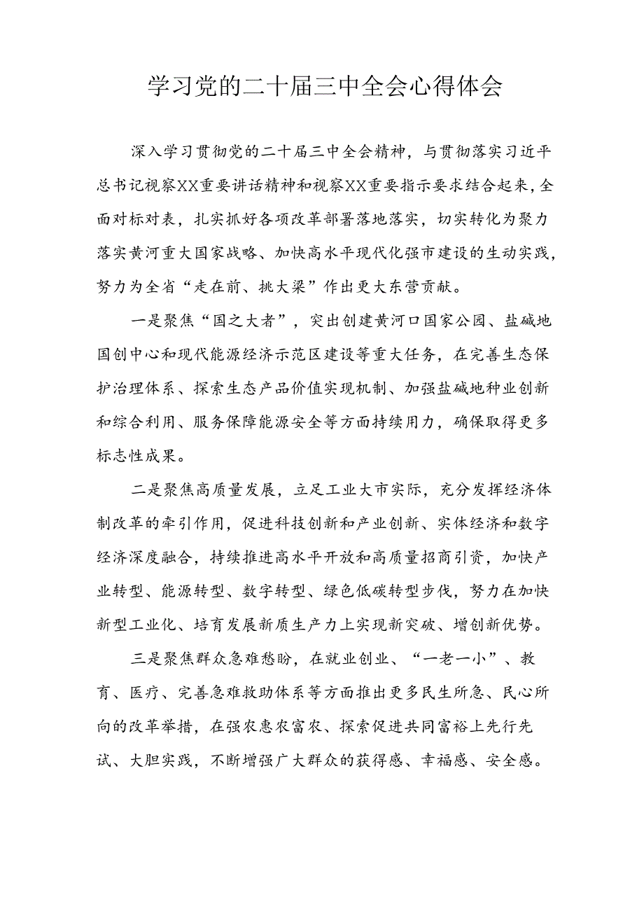 2024年学习学习党的二十三中全会个人心得体会 （6份）.docx_第2页