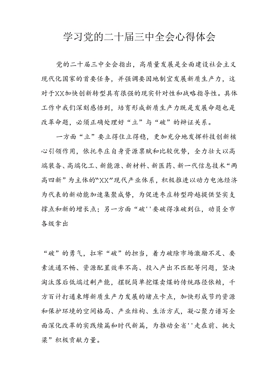 2024年学习学习党的二十三中全会个人心得体会 （6份）.docx_第3页