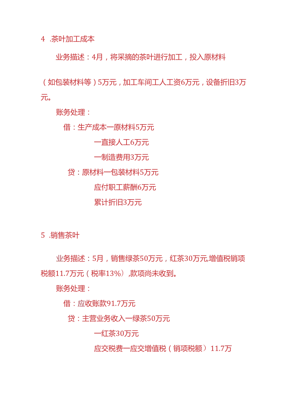 做账实操茶叶生产企业的账务处理实例.docx_第3页