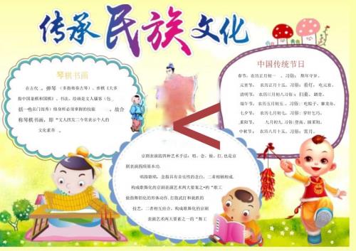 手抄报弘扬民族文化7.docx