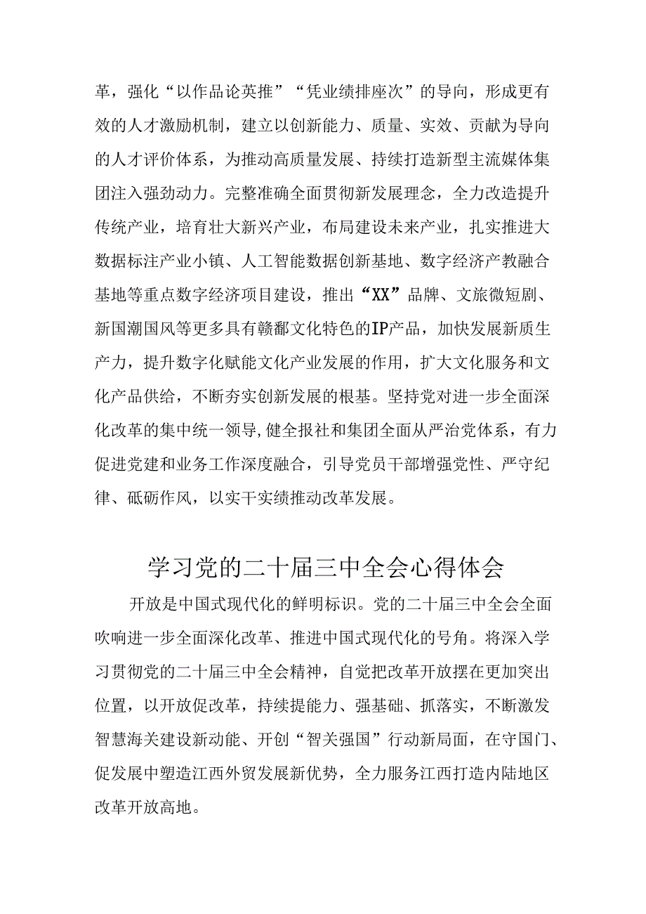 学习2024年学习党的二十三中全会个人心得感悟 （4份）65.docx_第3页