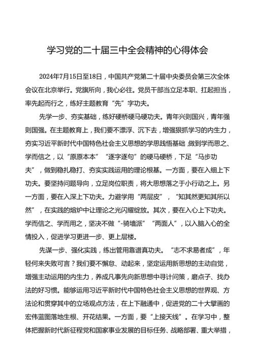 2024年学习二十三中全会精神心得体会13篇.docx