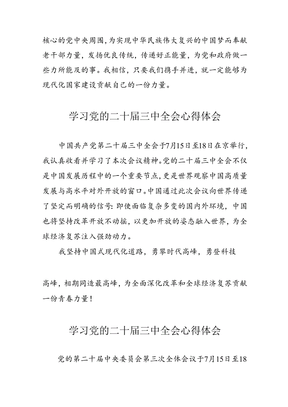 2024年学习党的二十三中全会个人心得体会 （汇编11份）.docx_第3页
