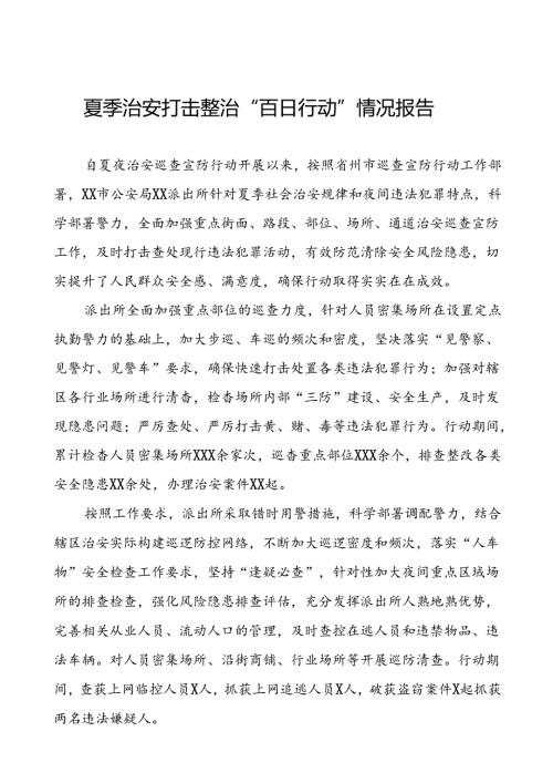 2024年夏季治安打击整治专项工作总结16篇.docx