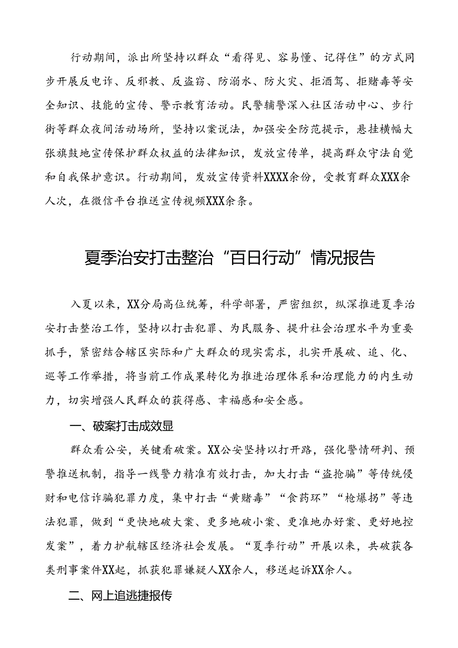 2024年夏季治安打击整治专项工作总结16篇.docx_第2页