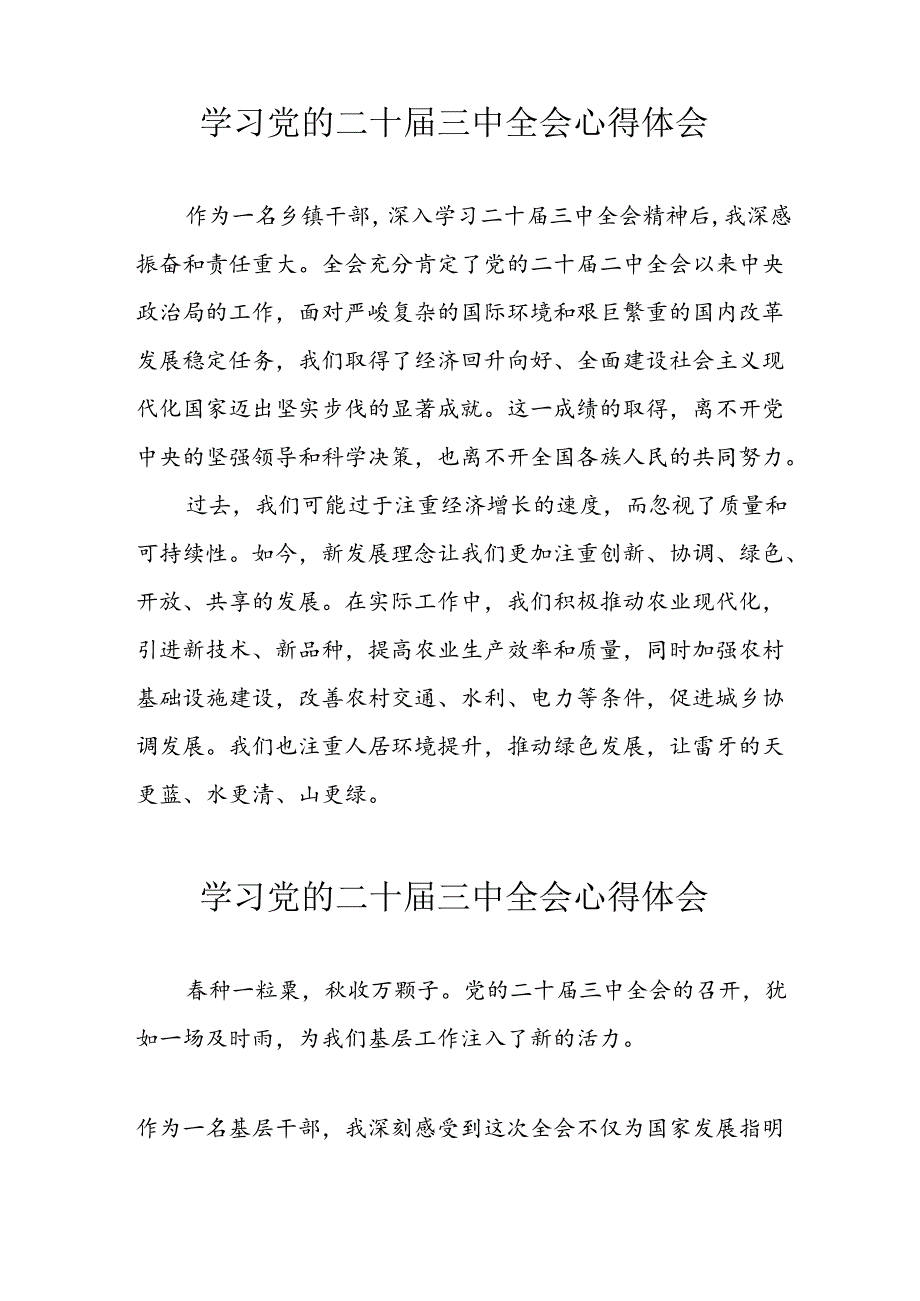 学习2024年学习党的二十三中全会个人心得感悟 （4份）64.docx_第2页