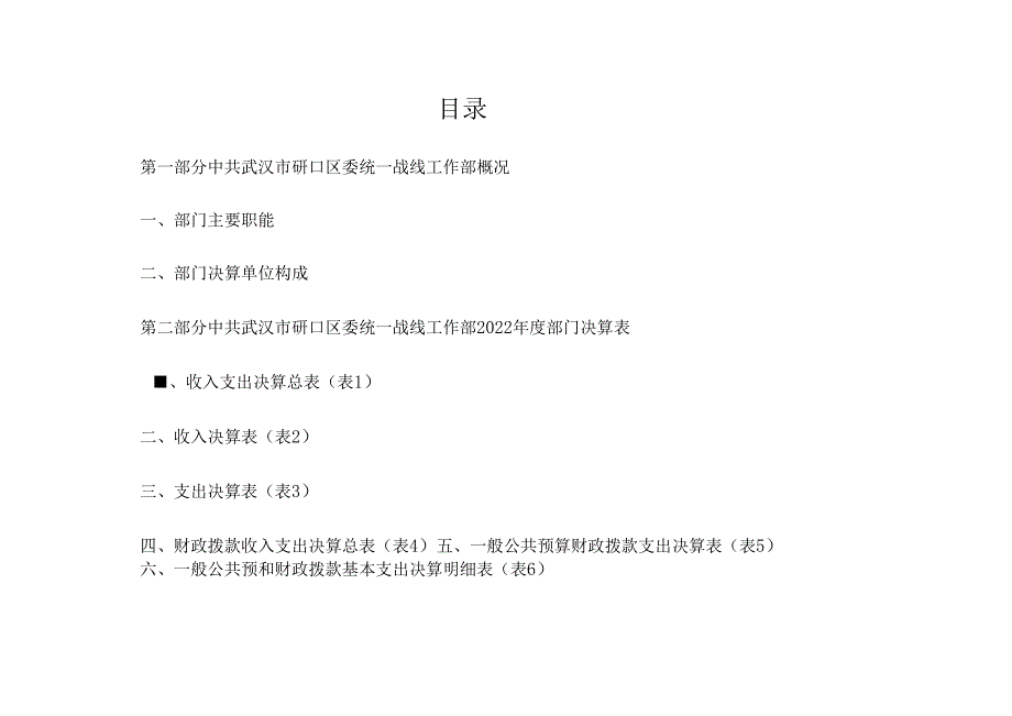 2022 中共武汉市硚口区委统一战线工作部 部门决算公开.docx_第2页