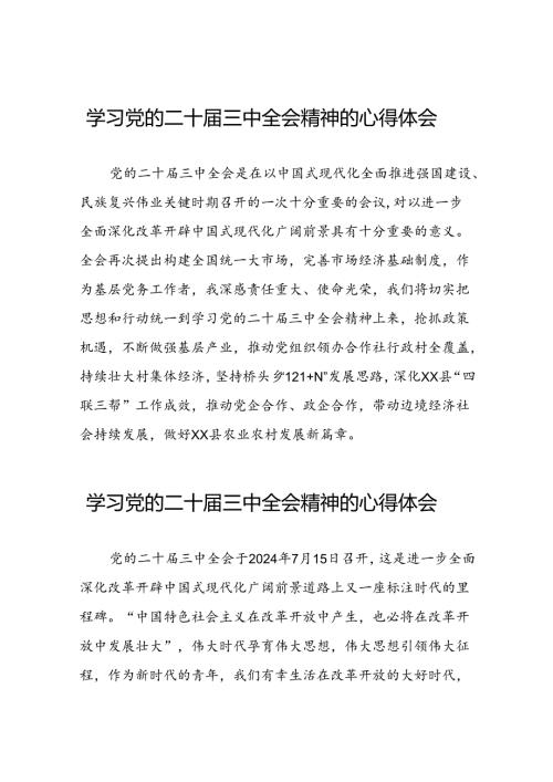 学习党的二十三中全会精神心得体会二十六篇.docx