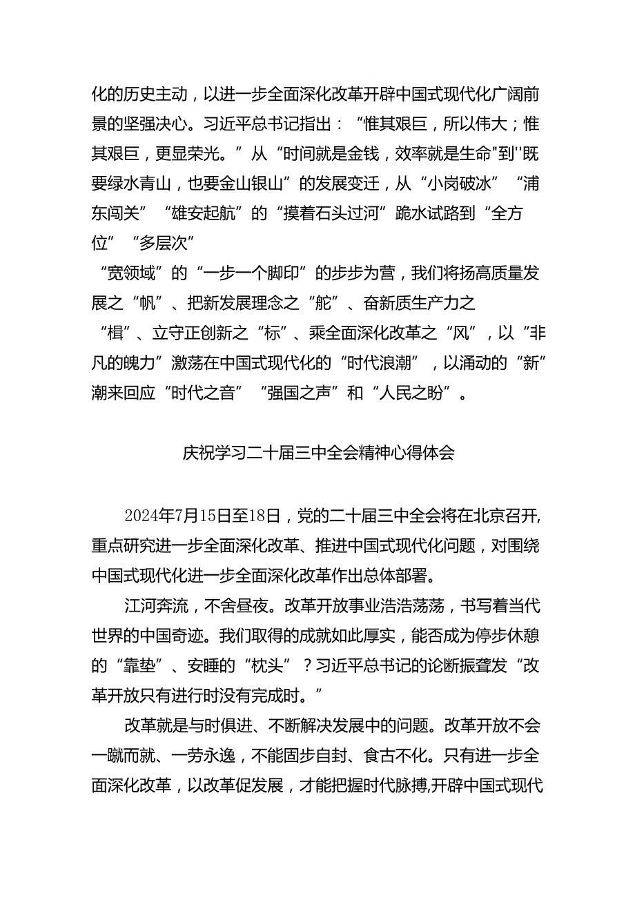 学习贯彻二十三中全会精神发言稿5篇（精选版）.docx_第3页