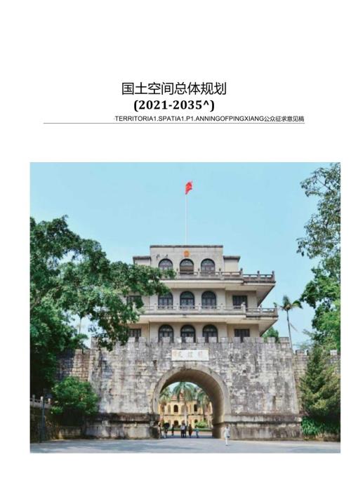 凭祥市国士空间总体规划(20212035年).docx