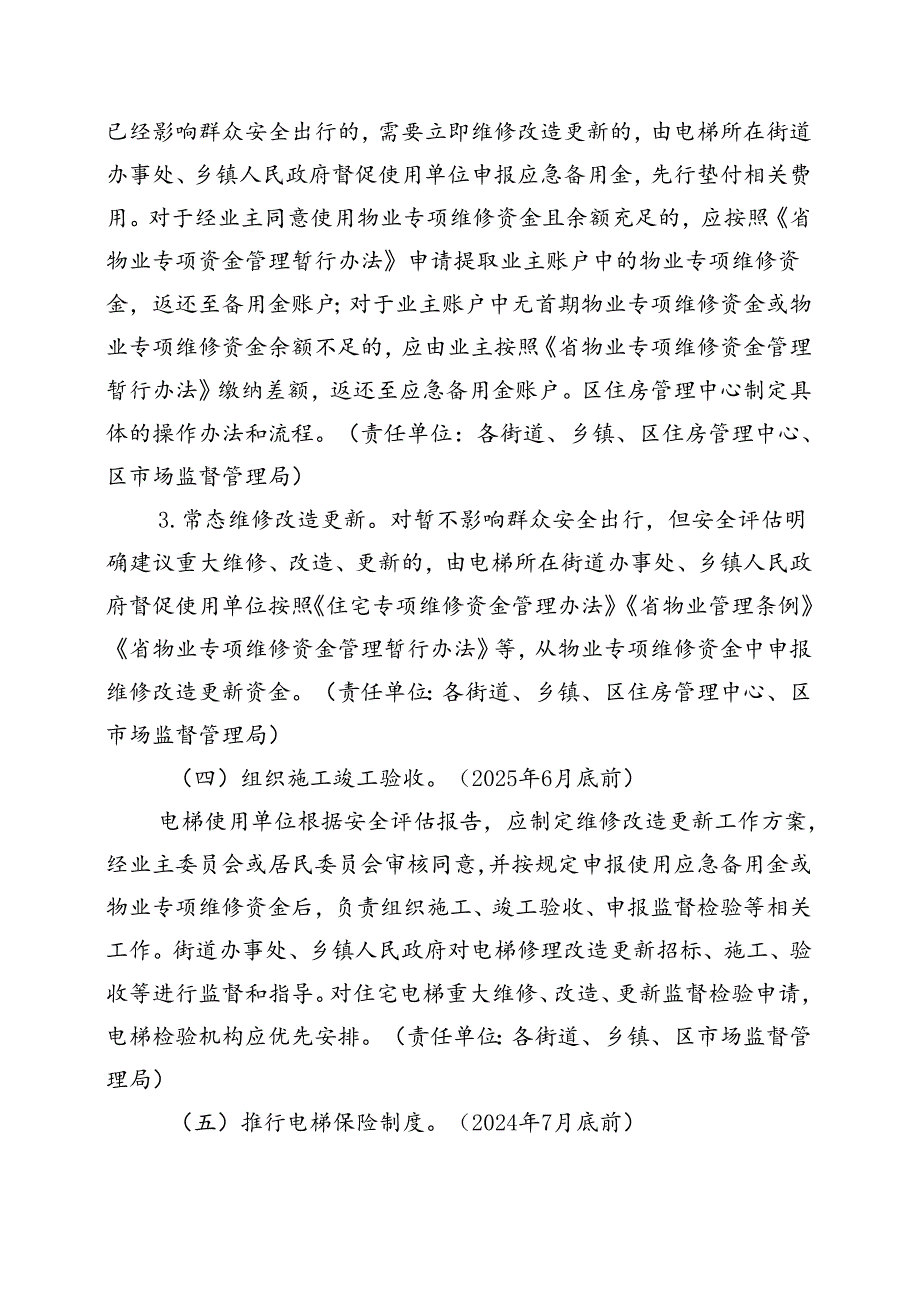 关于住宅电梯维修改造更新的实施方案.docx_第3页