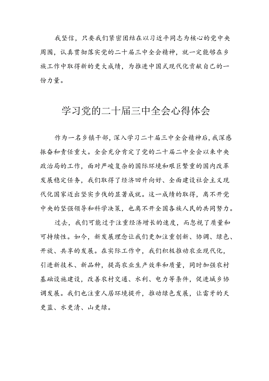2024年学习学习党的二十三中全会个人心得体会(5).docx_第2页