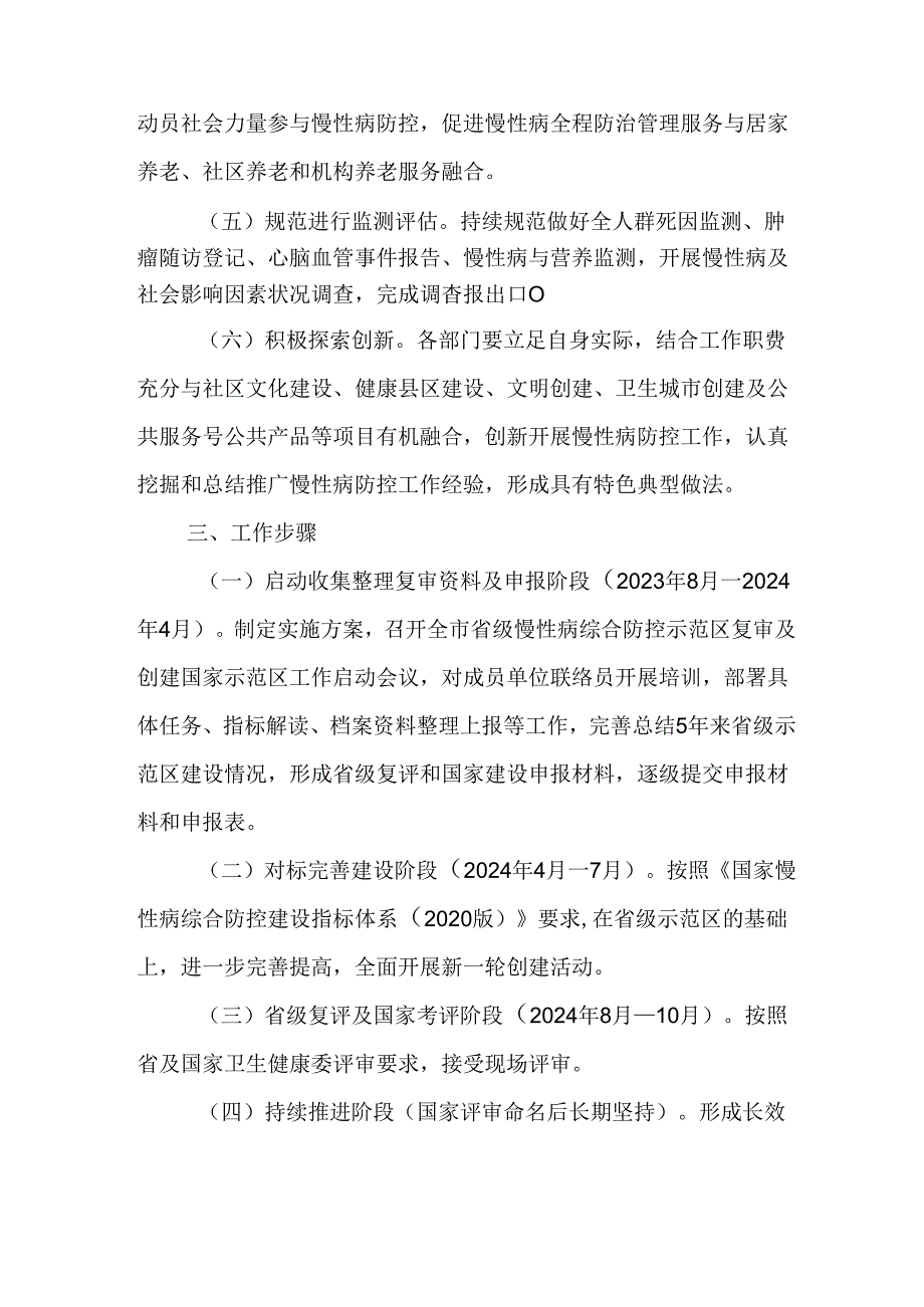 关于新时代省级慢性病综合防控示范区复审及创建国家示范区工作方案.docx_第3页