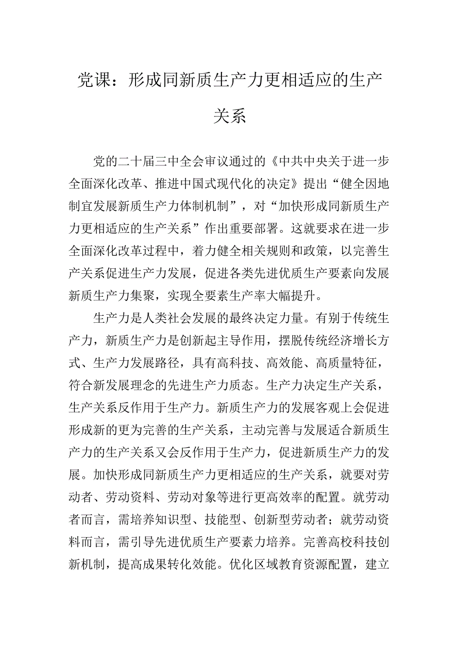 2024党的二十三中全会精神党课.docx_第2页