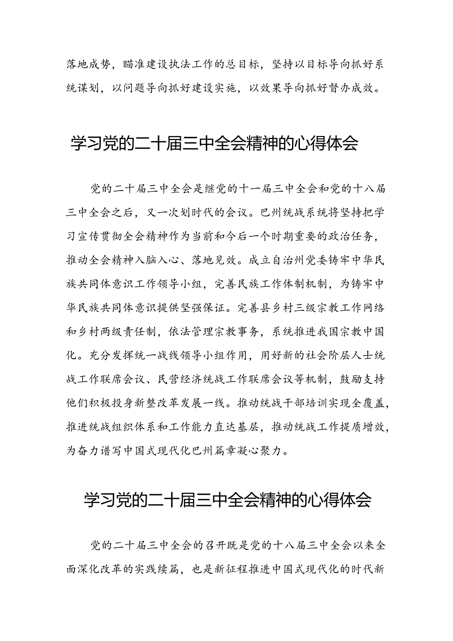 2024年党的二十三中全会精神学习体会汇编三十篇.docx_第2页