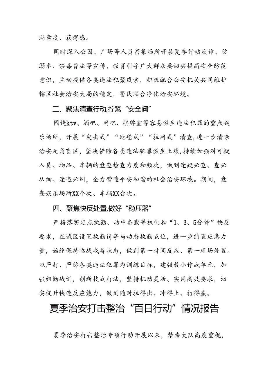 公安禁毒大队夏季治安打击整治工作总结19篇.docx_第3页