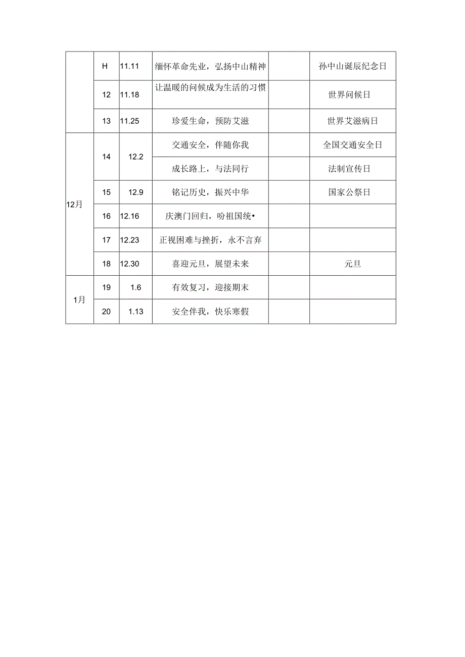 20242025学第一学期国旗下讲话安排表及每周国旗下讲话稿（演讲稿）.docx_第2页