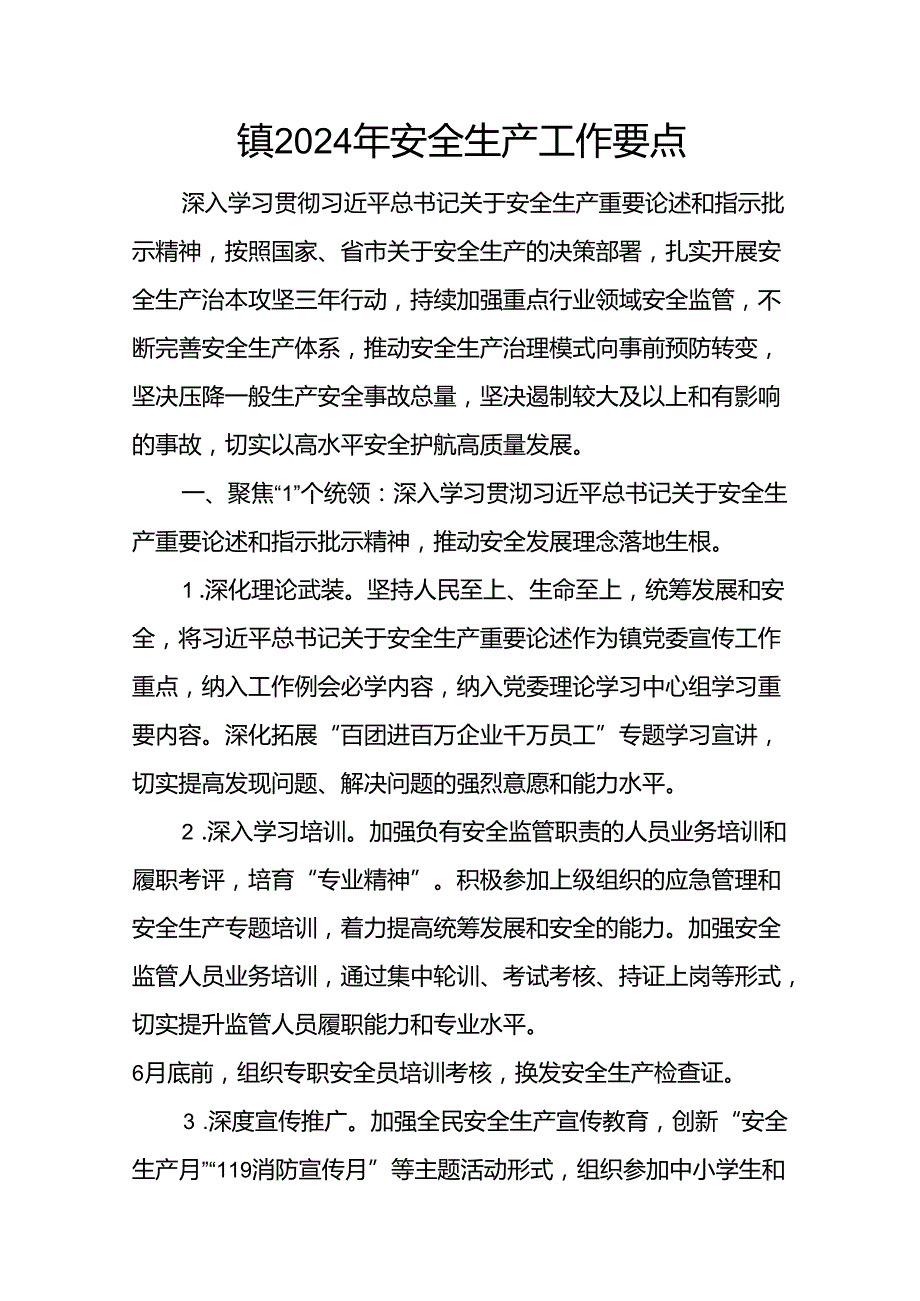 2024年乡镇安全生产学习材料汇编（工作要点讲话活动方案责任清单做法汇报总结）.docx_第2页