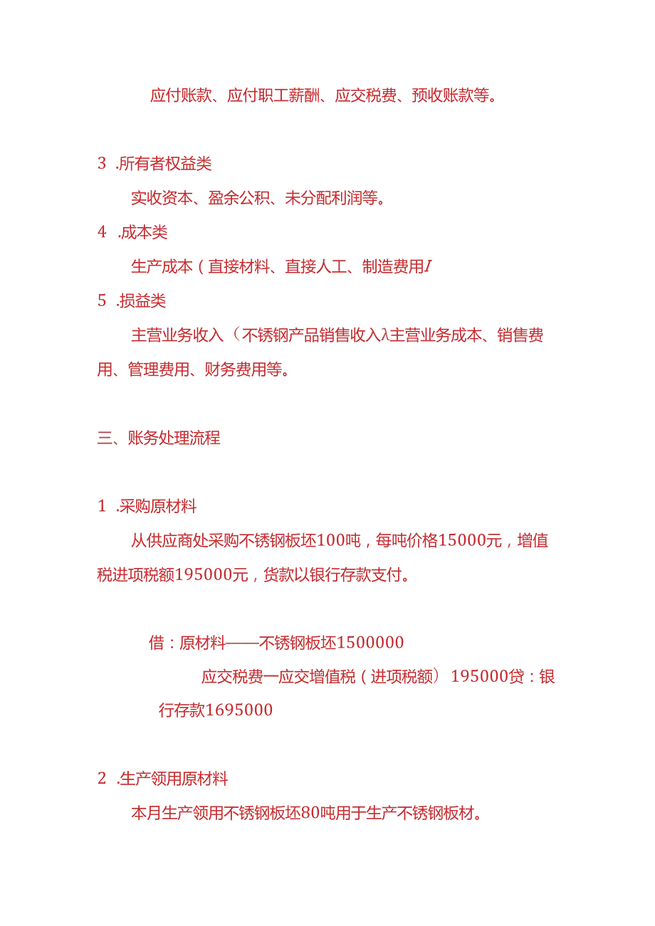 做账实操不锈钢生产企业的账务处理实例.docx_第2页