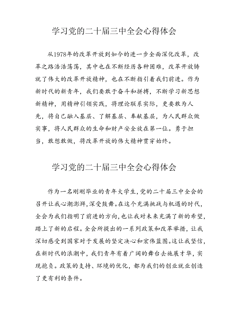 学习2024年党的二十三中全会心得体会 （11份）91.docx_第3页