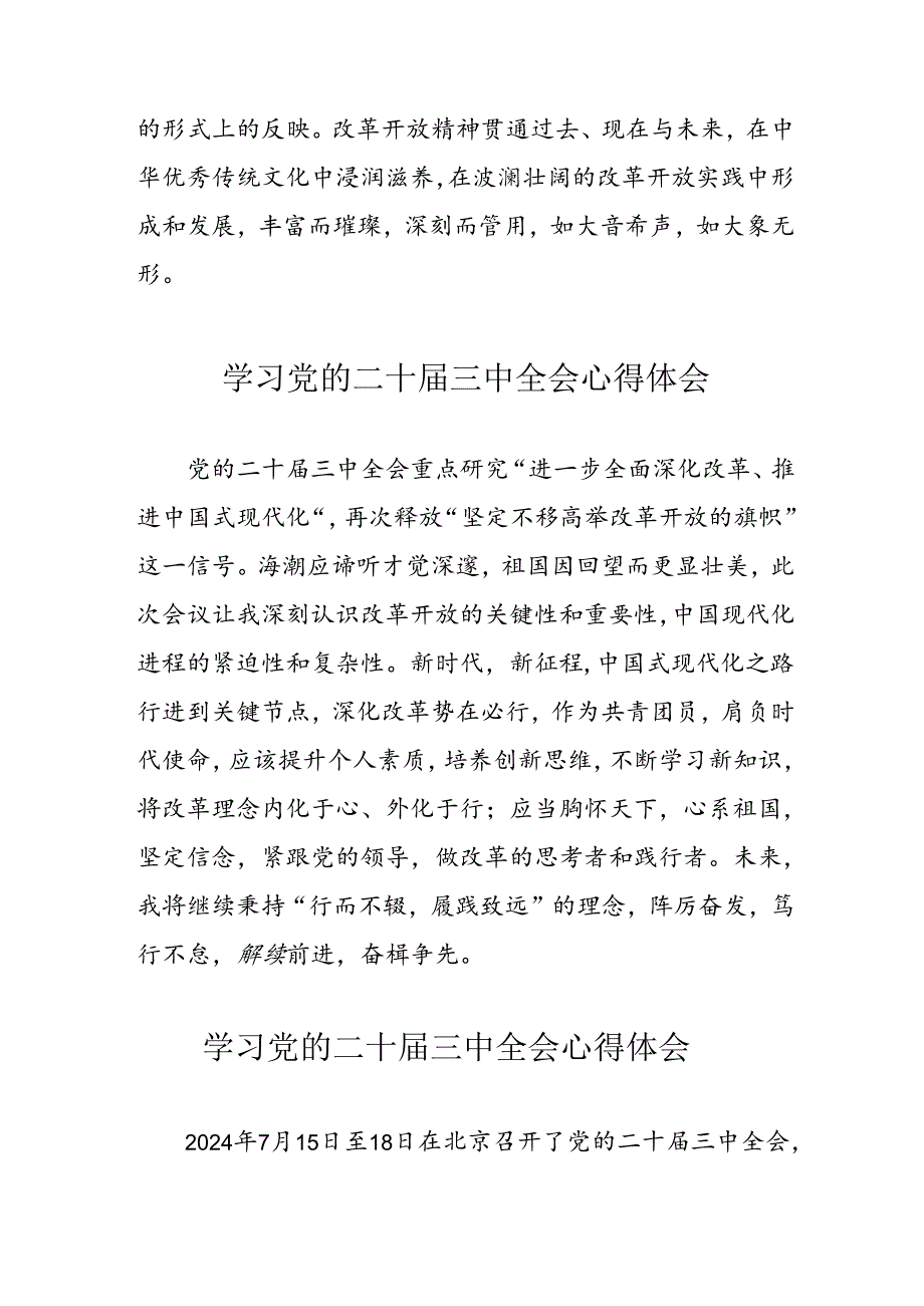 学习2024年党的二十三中全会心得体会 （11份）64.docx_第2页