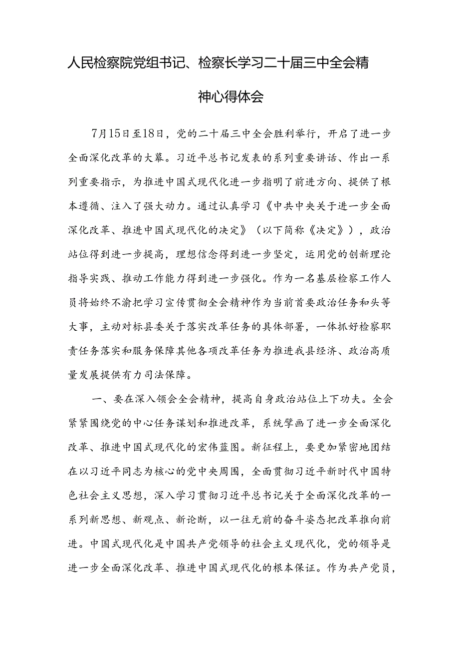 公检法一把手书记学习二十三中全会精神心得体会研讨发言3篇.docx_第2页