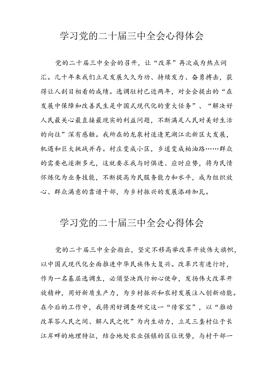 学习2024年党的二十三中全会心得体会 （11份）58.docx_第3页