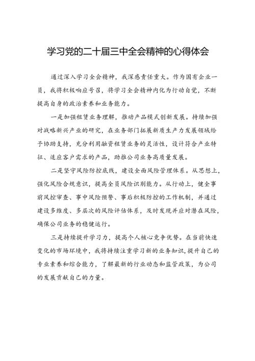 2024年基层干部学习党的二十三中全会心得感悟最新版13篇.docx