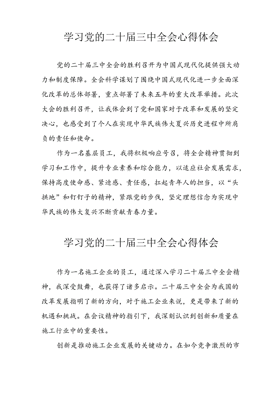 学习2024年学习党的二十三中全会个人心得感悟 （7份）62.docx_第2页