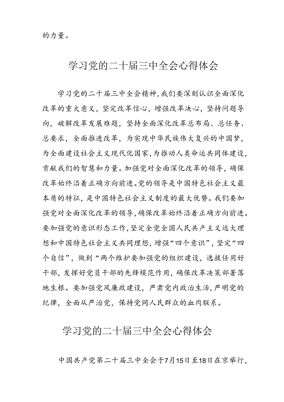 学习2024年党的二十三中全会心得体会 （10份）99.docx_第2页