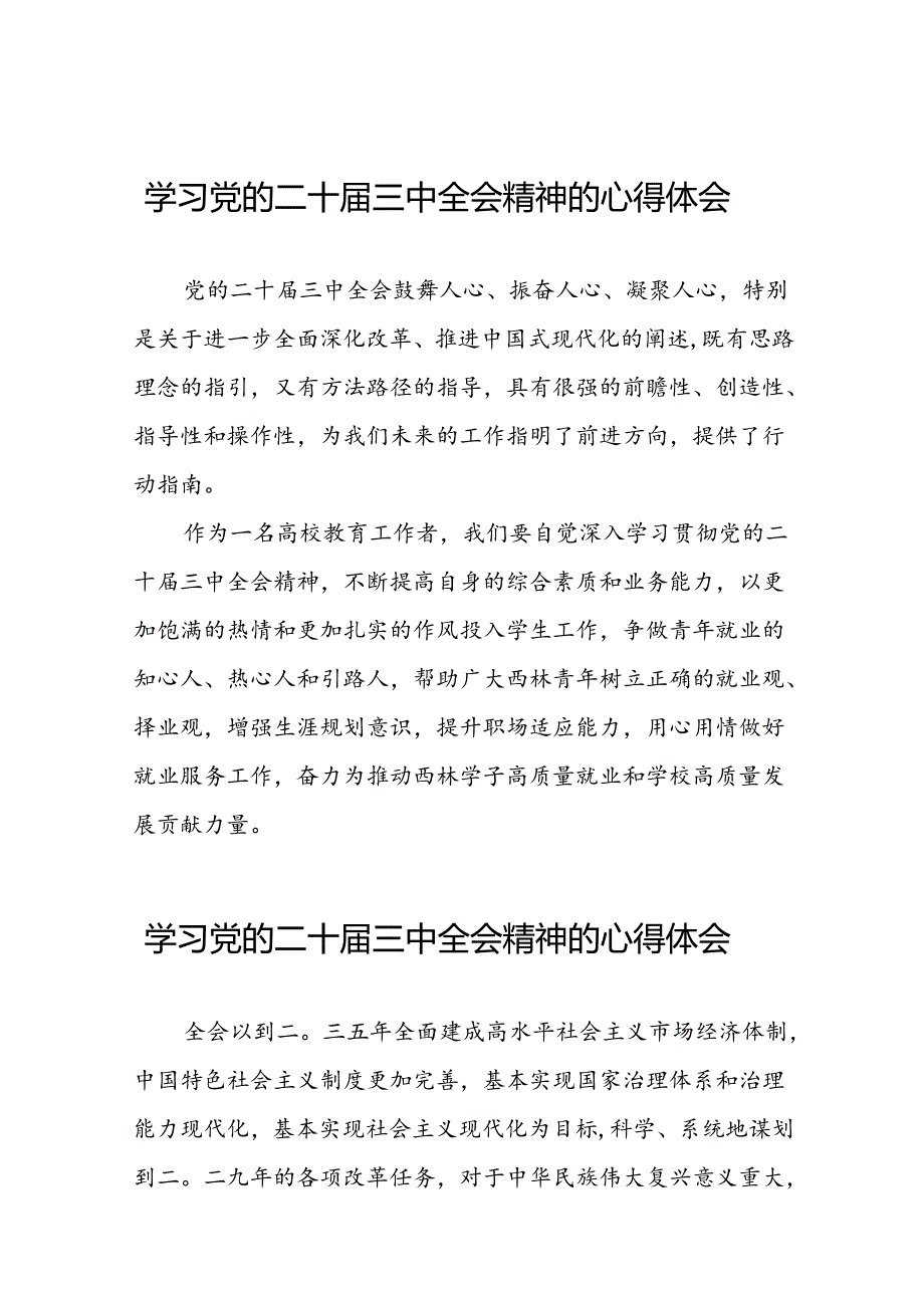 关于二十三中全会精神的心得体会发言材料.docx_第1页