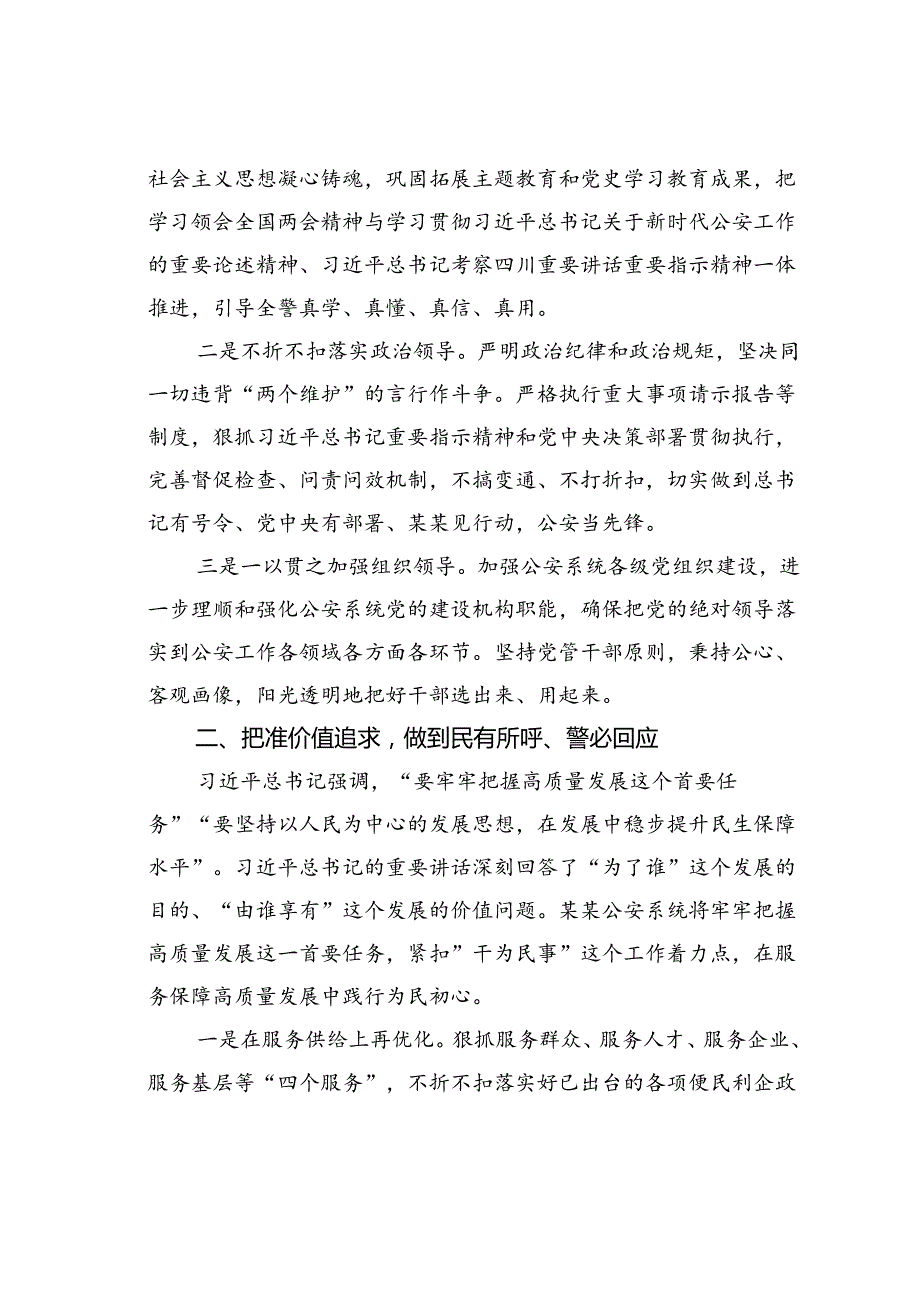 某某副市长、公安局长在市政府党组理论学习中心组集体学习会上的研讨交流发言.docx_第2页