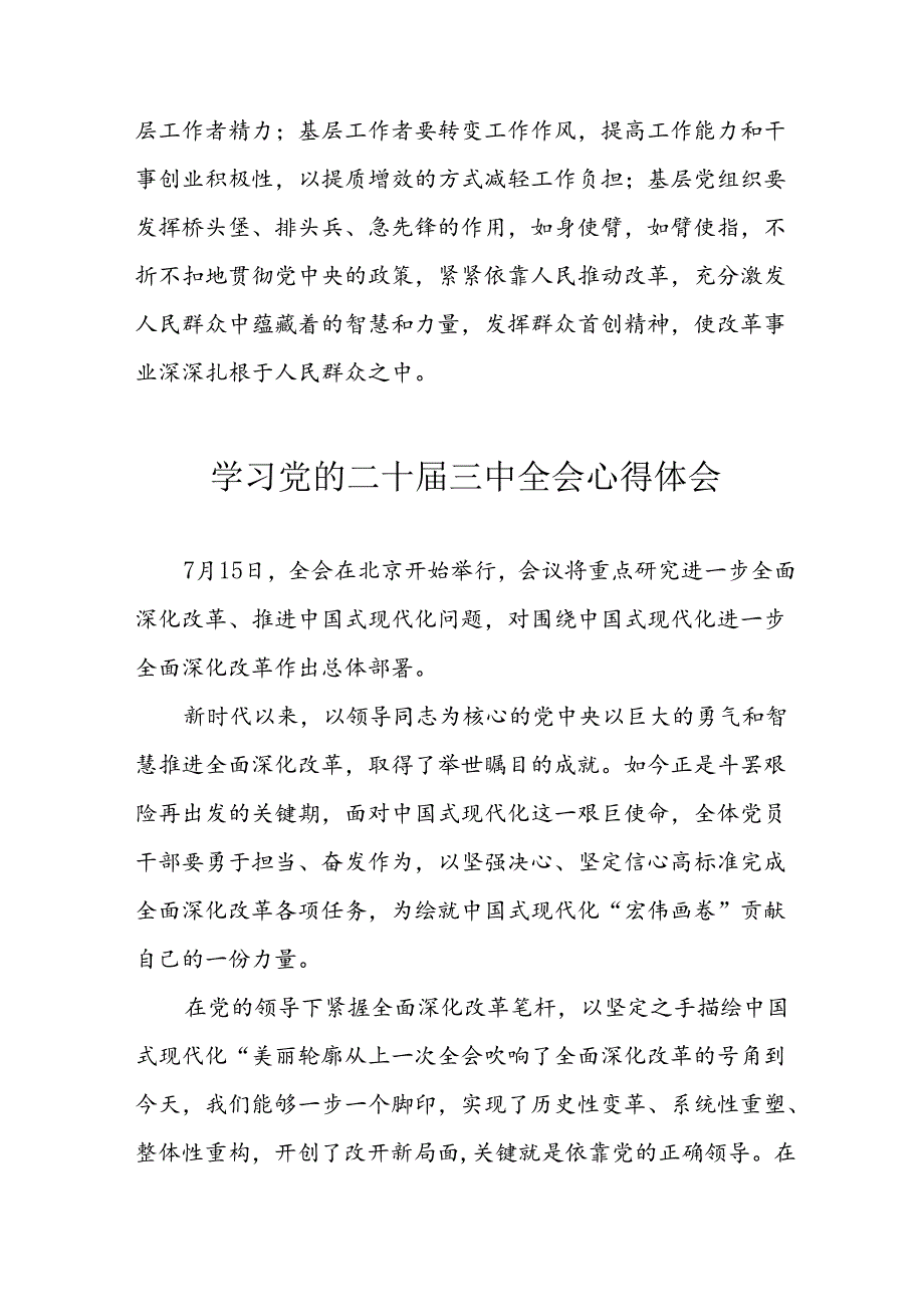学习2024年学习党的二十三中全会个人心得体会(4).docx_第3页