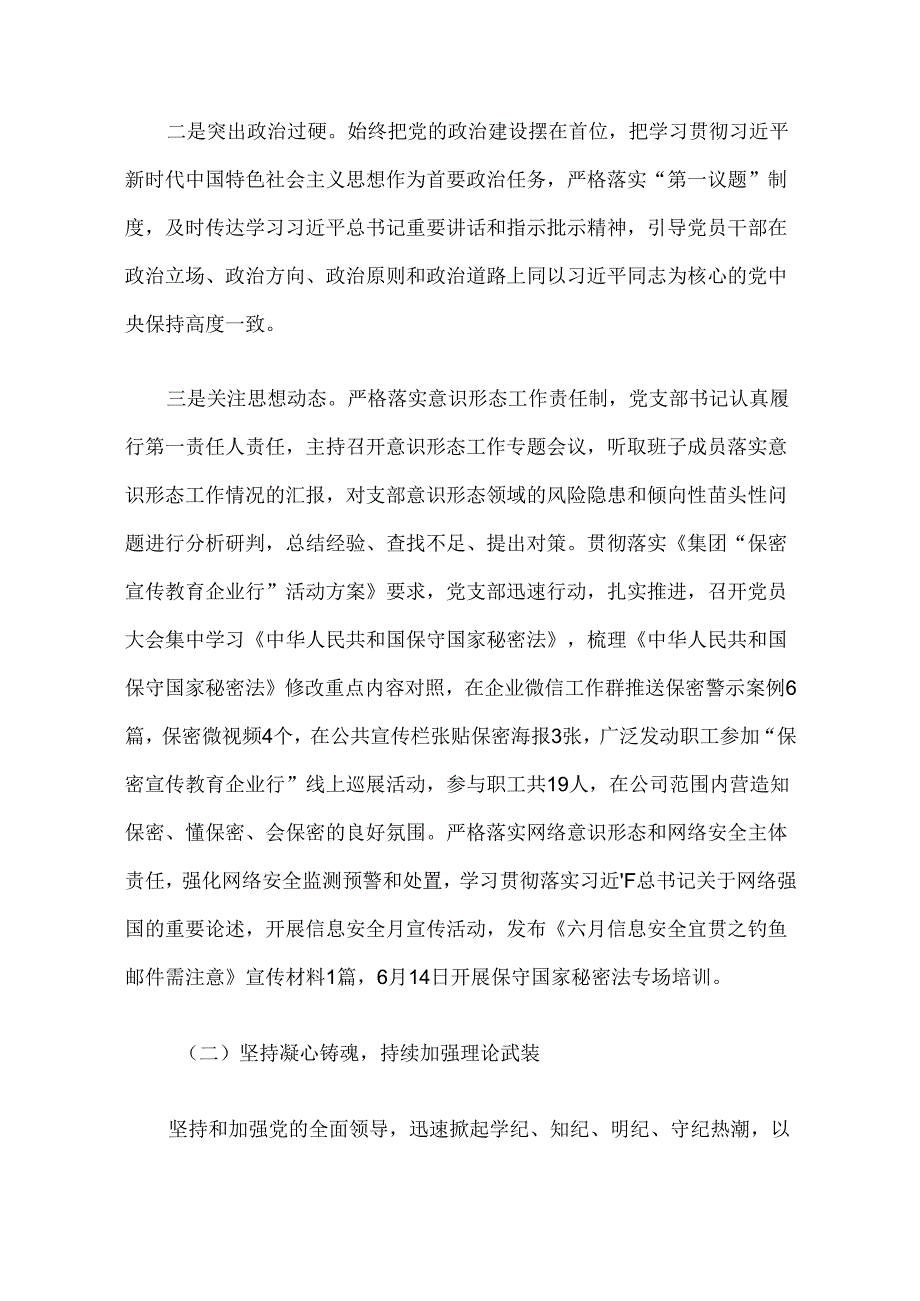 2024年党建工作总结及下一步计划（精选）.docx_第3页