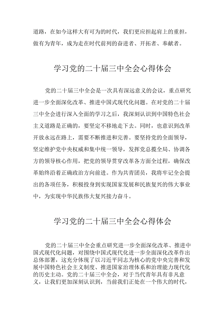 学习2024年党的二十三中全会心得体会 （10份）83.docx_第2页